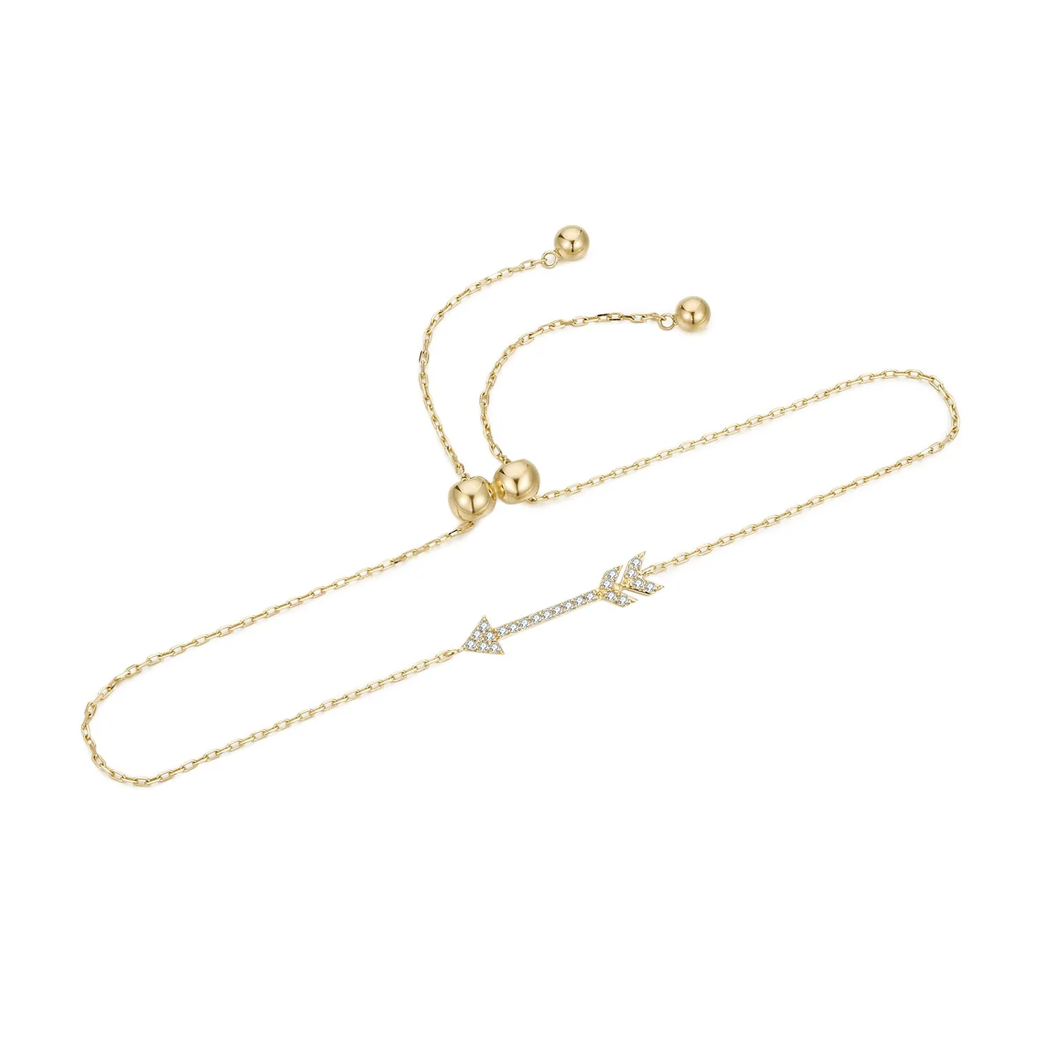 14K Solid Gold Bracelet Exclusively Handcrafted 0.157 Carat Natural Diamond (H-F Color, VS1-VS2 Clarity)