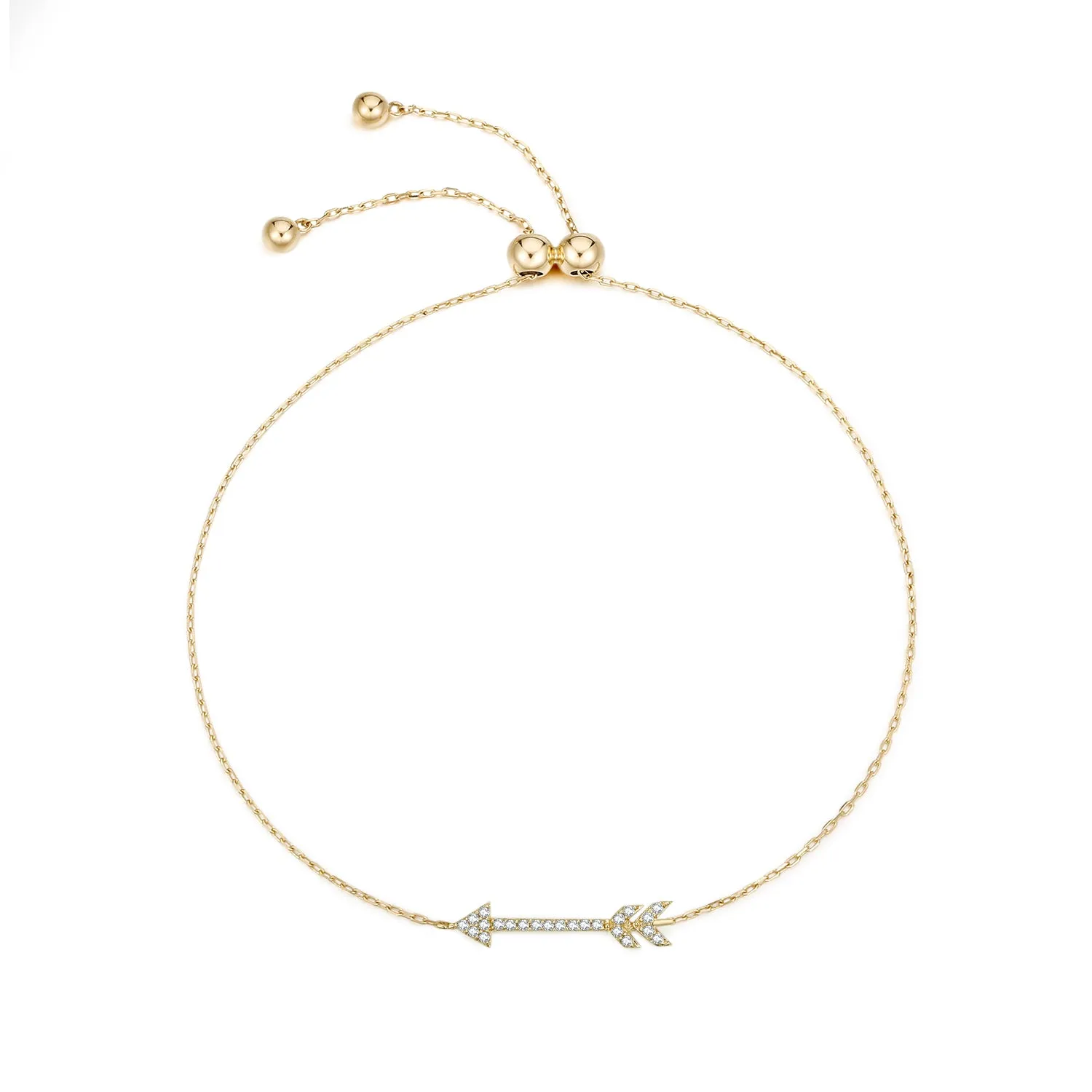 14K Solid Gold Bracelet Exclusively Handcrafted 0.157 Carat Natural Diamond (H-F Color, VS1-VS2 Clarity)