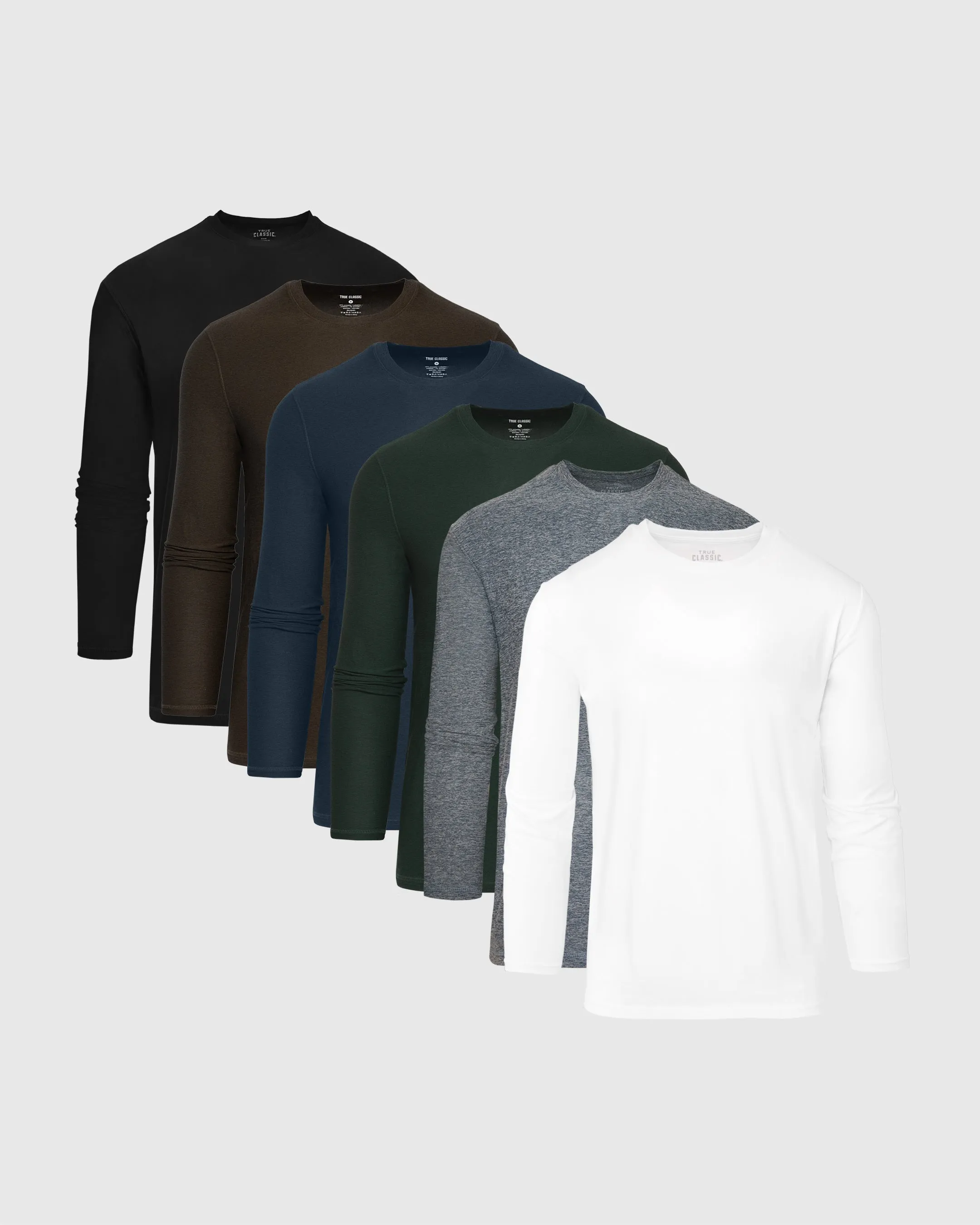 Active Long Sleeve Crew 6-Pack