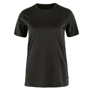 Fjallraven Womens Abisko Day Hike SS T-Shirt Black