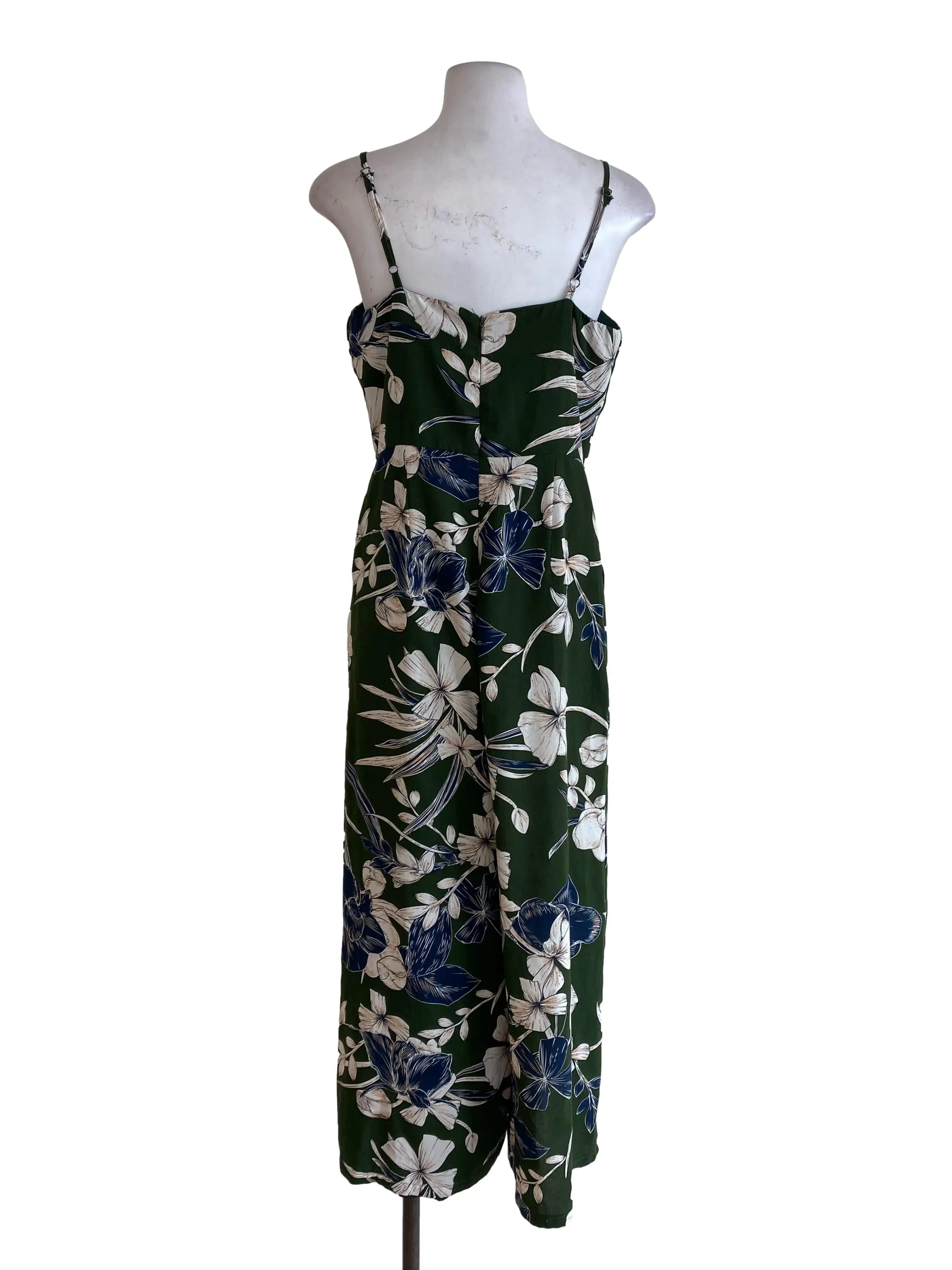 Green Floral Jumpsuits TSW