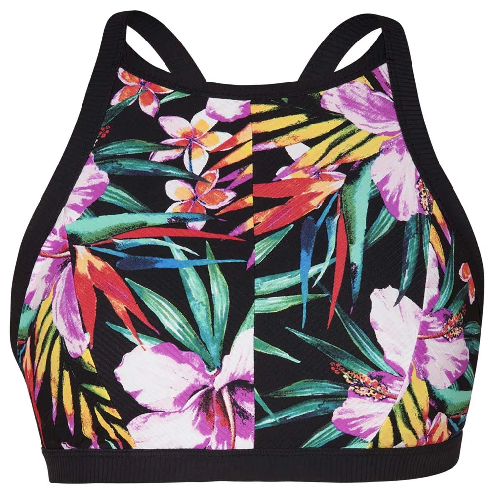 Hurley Quick Dry High Neck Womens Swim Tops