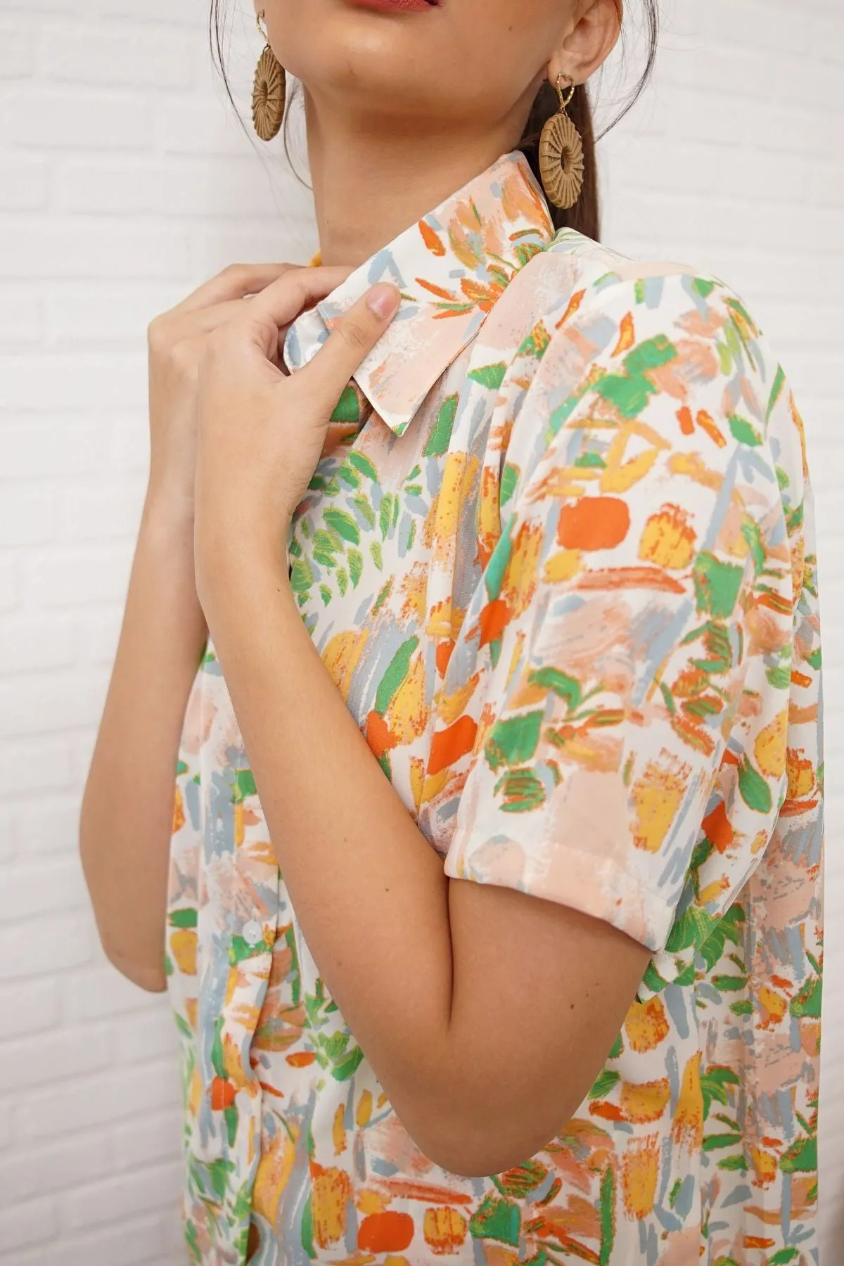 IZA Polo Top & Shorts Co-ord (Orange)