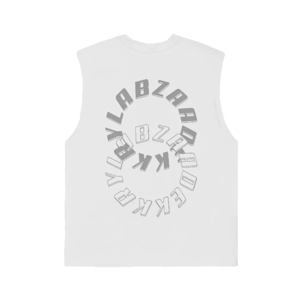 Lettered Double Circle Sports Vest