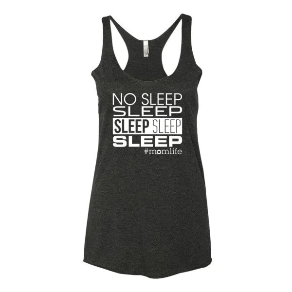 No Sleep Sleep Sleep Sleep Sleep Tank - White