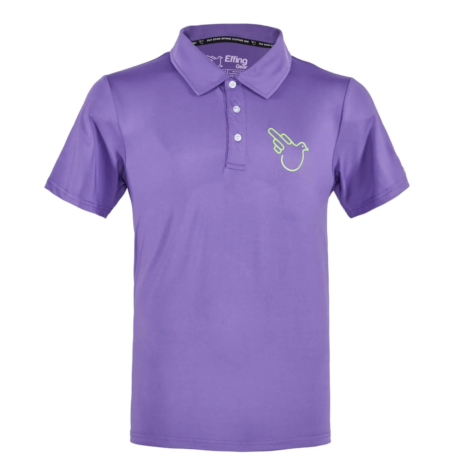 Polo Shirt Quick Dry Moisture Wicking w/ 4-Way Stretch