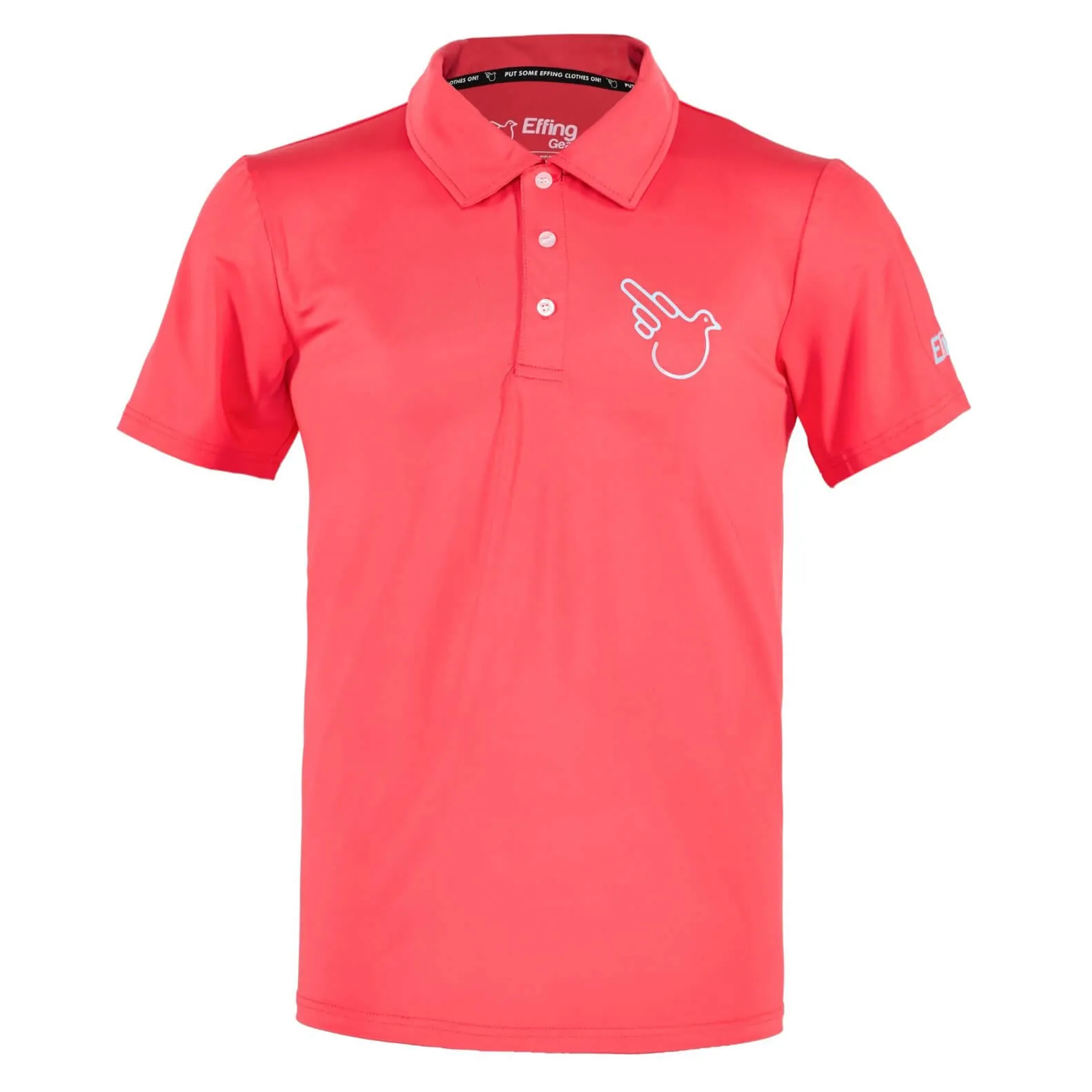 Polo Shirt Quick Dry Moisture Wicking w/ 4-Way Stretch