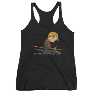 Why's Everybody Always Picking On Me? Racerback Tank Top